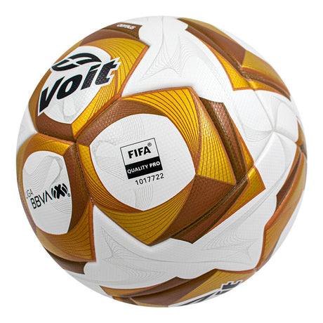 Voit AEREUS Liga MX Opening 2025 Liguilla Quality FIFA Pro Soccer Ball - White/Gold/Black
