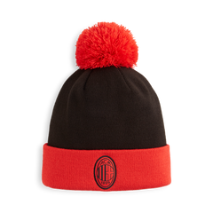 PUMA AC Milan Ess Pom Beanie Black/Red