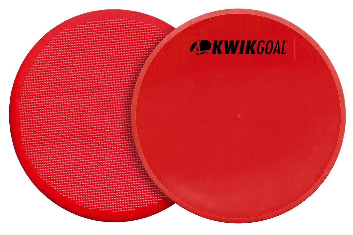 Kwik Goal Flat Round Markers Red