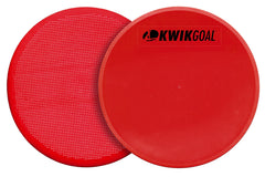 Kwik Goal Flat Round Markers Red
