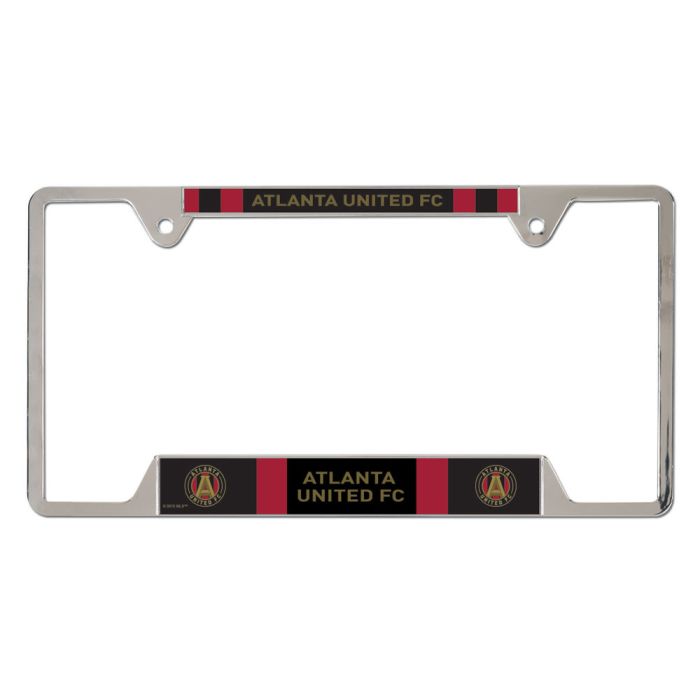 WinCraf Atlanta United Metal License Plate Frame Black/Red