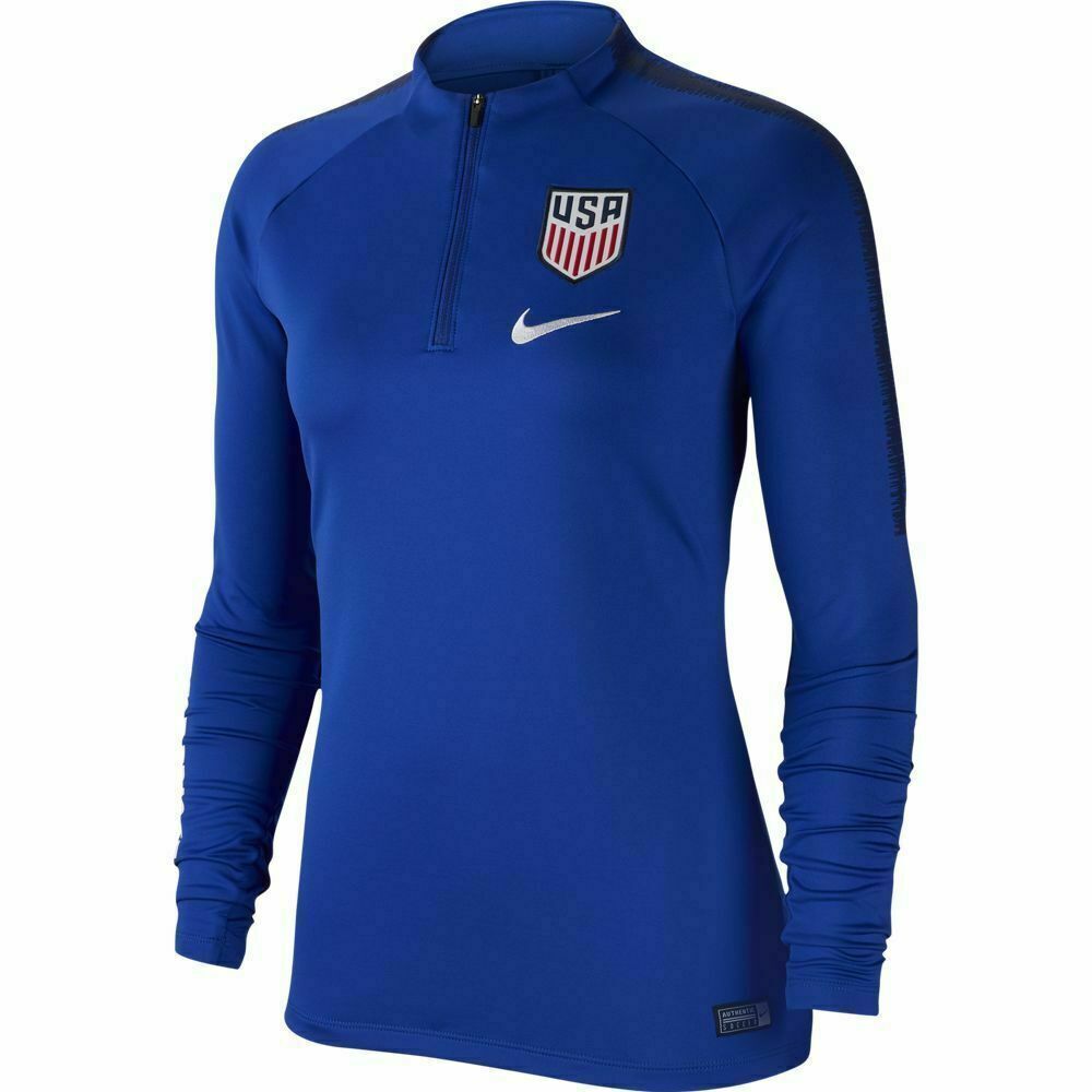 Camiseta de fútbol de entrenamiento Nike Dri-FIT U.S. Squad para mujer