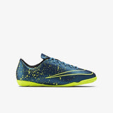 Zapatillas Nike JR Mercurial Victory V IC de fútbol sala para jóvenes - Azul Escuadrón/Negro