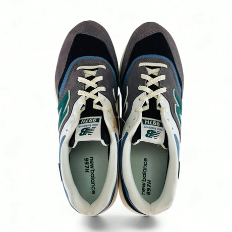 New Balance 997H Cordura Sneaker Shoes - Grey/Black/Heron Blue/Green