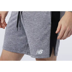 New Balance Tenacity Lightweight Knit Shorts Heather Charcoal
