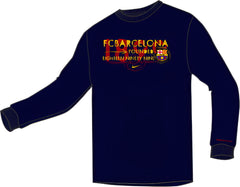 Nike Barcelona Long Sleeve Tee Navy