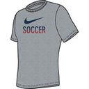 Camiseta de fútbol Nike Legend negra y blanca
