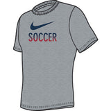 Camiseta de fútbol Nike Legend negra y blanca