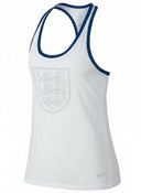 Camiseta sin mangas Nike England W con escudo blanco