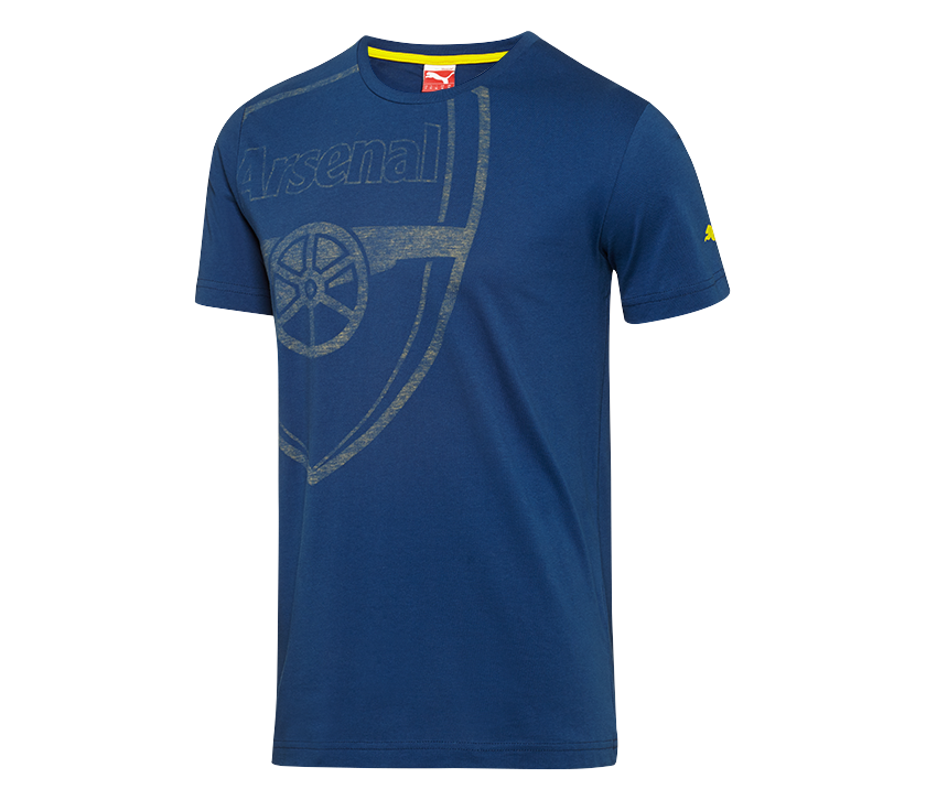 Camiseta gráfica azul del Arsenal de PUMA