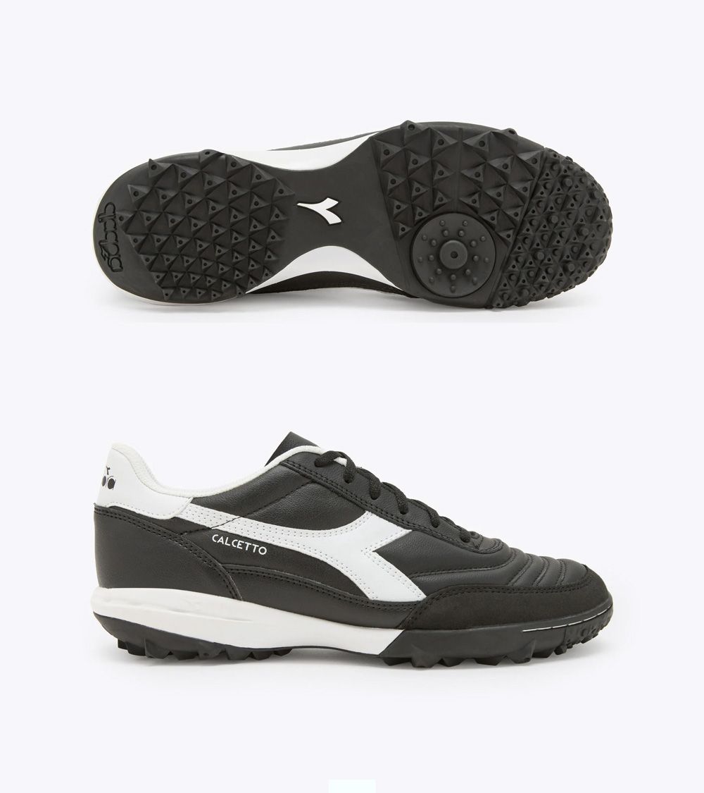 Diadora Calcetto ll LT TF Turf Football boots Black/White