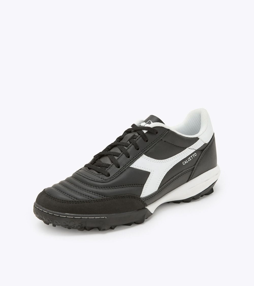Diadora Calcetto ll LT TF Turf Football boots Black/White