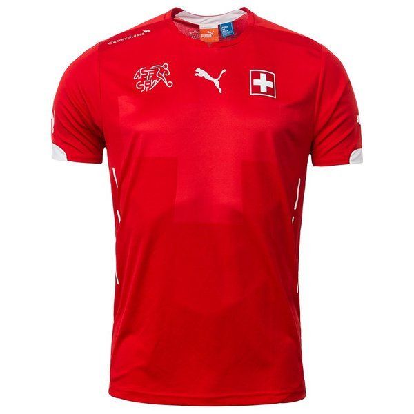 PUMA Switzerland Home Jersey 2014 Red
