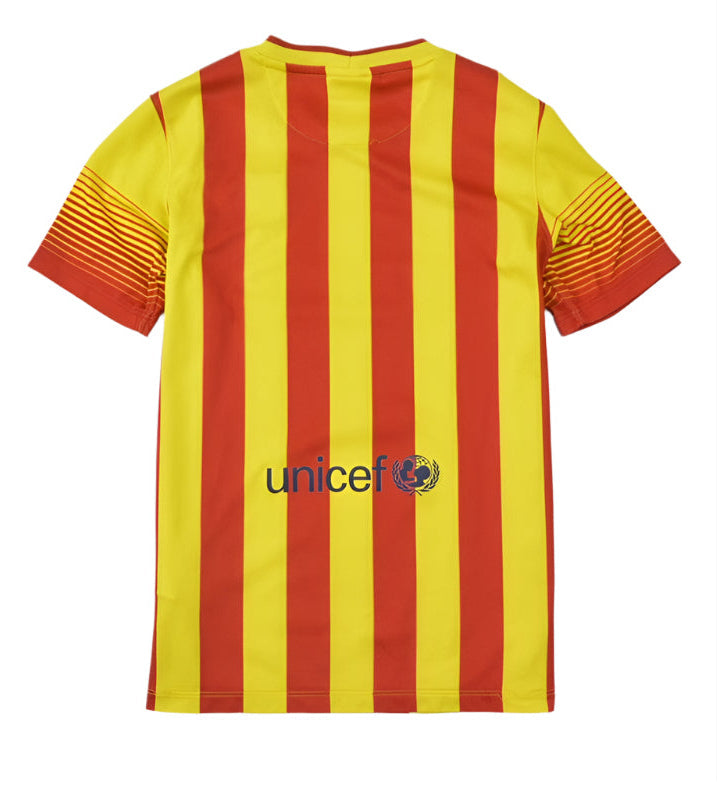Nike Kid's Barcelona Away Jersey 13 Yellow/Red/Navy