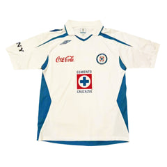 Umbro Youth Cruz Azul Away Jersey 2008/2009 White