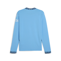 PUMA Men's Manchester City Home Jersey LS Team Light Blue