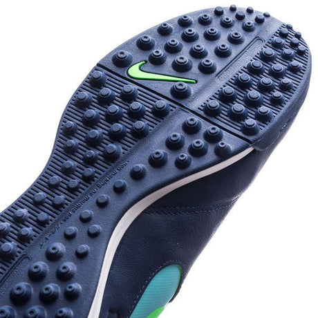 Nike JR Tiempox Legend VI TF Youth Soccer Cleats - Coastal Blue/Polarized Blue/Rage Green