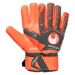 Uhlsport Aerored Absolutgrip Goalkeeper Gloves Dark Grey/Fluo Red/White