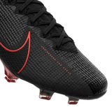 Nike Mercurial Superfly 7 Elite FG Firm Ground Men's Soccer Cleats - Black/Chile Red/Dark Smoke Grey