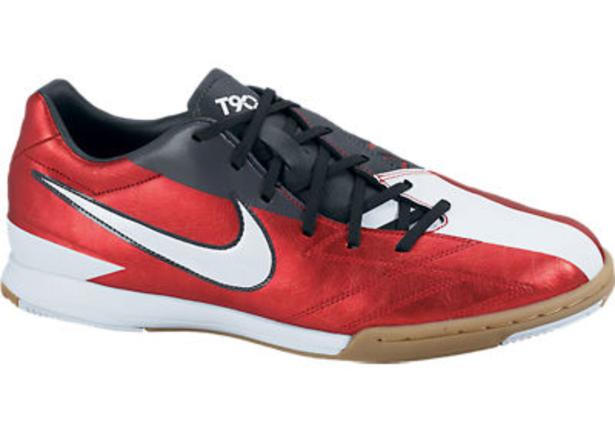 Nike T90 Shoot IV IC Indoor Soccer Shoes - Red/White