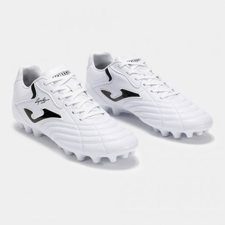 Joma Aguila Cup 2402 AG Men's Soccer Cleats - White/Black