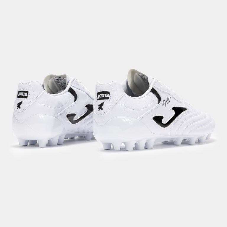 Joma Aguila Cup 2402 AG Men's Soccer Cleats - White/Black