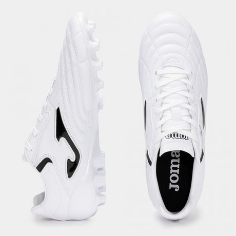 Joma Aguila Cup 2402 AG Men's Soccer Cleats - White/Black