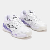 Joma P.Stroke Women's Pickleball Shoes - White/Purple