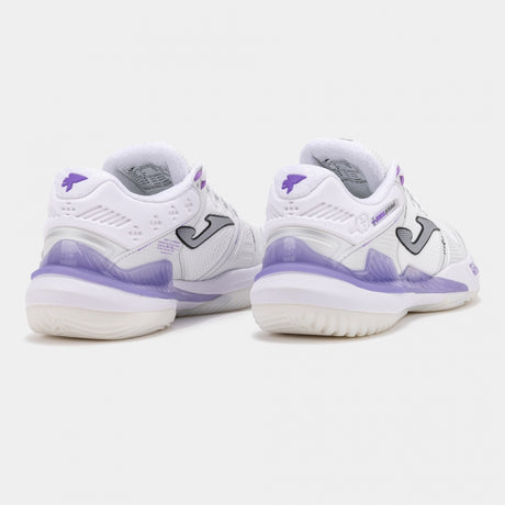 Joma P.Stroke Women's Pickleball Shoes - White/Purple