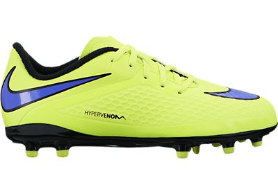 Nike Hypervenom Phelo FG Youth Soccer Cleats - Volt