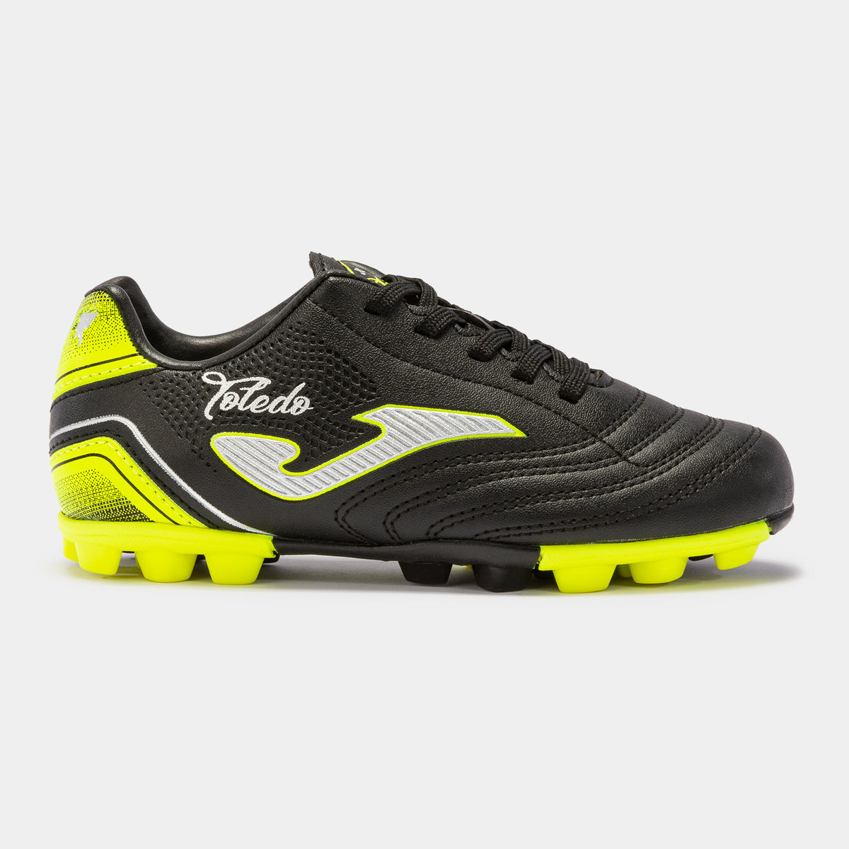 Joma Toledo 2201 HG Youth Soccer Cleats - Black/Yellow