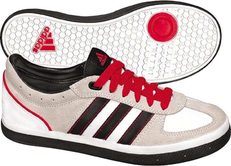 Zapatillas de interior adidas Samba Vulc II para niños en blanco, negro y rojo