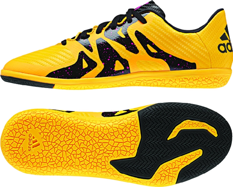 adidas X 15.3 IN J Dorado/Negro/Rosa