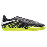 Zapatillas de Fútbol Sala Nike JR HyperVenom Phelon II IC - Negro/Blanco/Volt