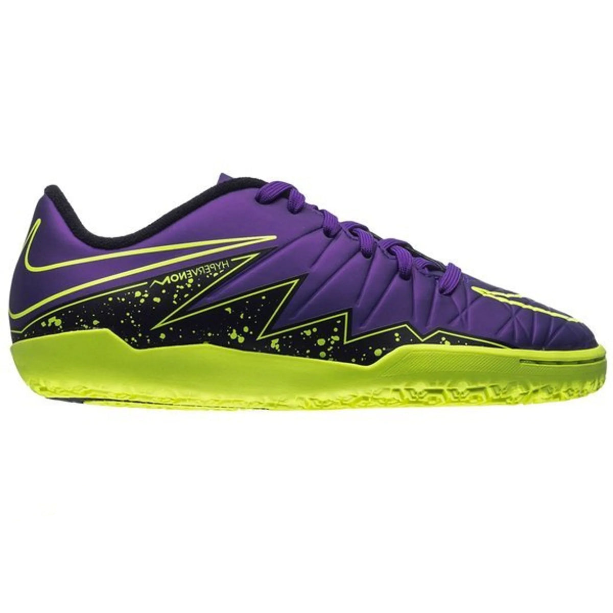 Nike JR HyperVenom Phelon II IC Indoor Shoes - Hyper Grape/Black