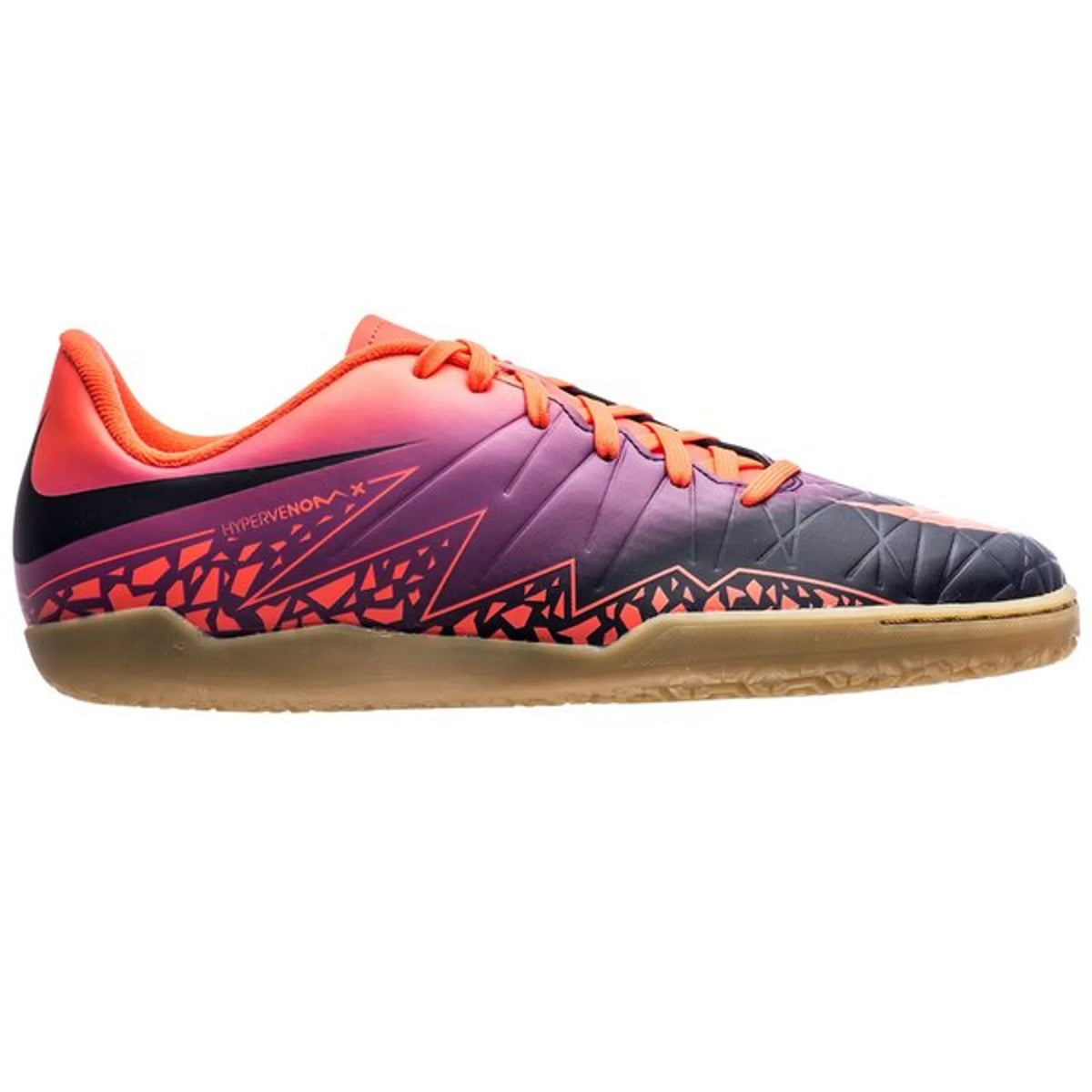 Nike JR HyperVenom Phelon II IC Indoor Shoes - Total Crimson/Obsidian/Vivid Purple