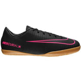 Nike Jr MercurialX Vapor XI IC Indoor Soccer Shoes - Black/Pink Blast
