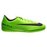 Nike Jr MercurialX Vapor XI IC Indoor Soccer Shoes - Electric Green/Black/White