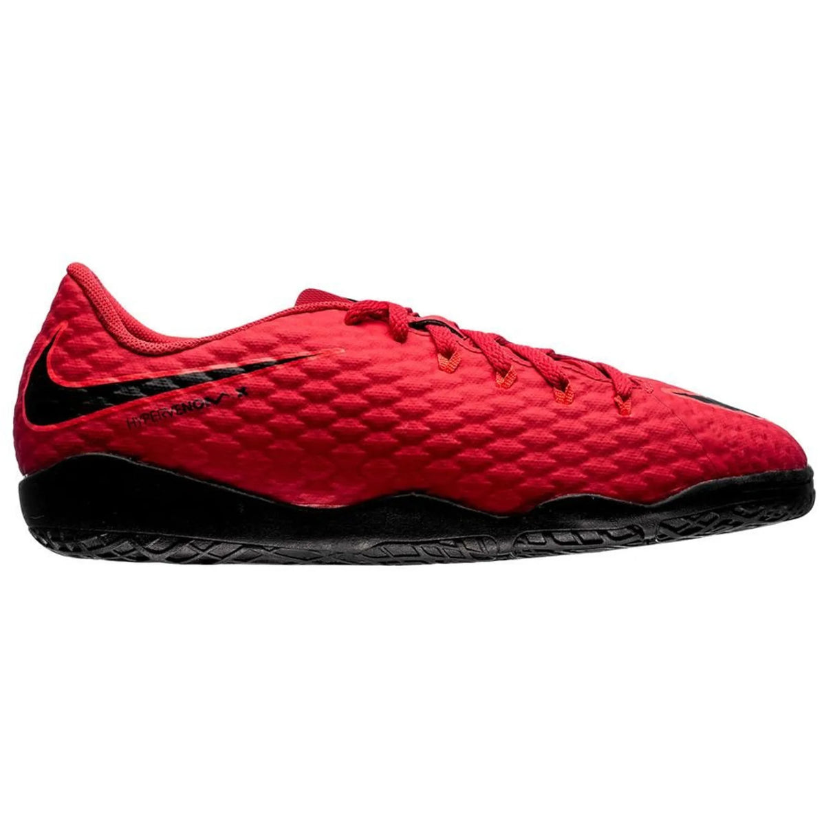 Nike Jr HypervenomX Phelon III IC Indoor Soccer Shoes - Red/Black