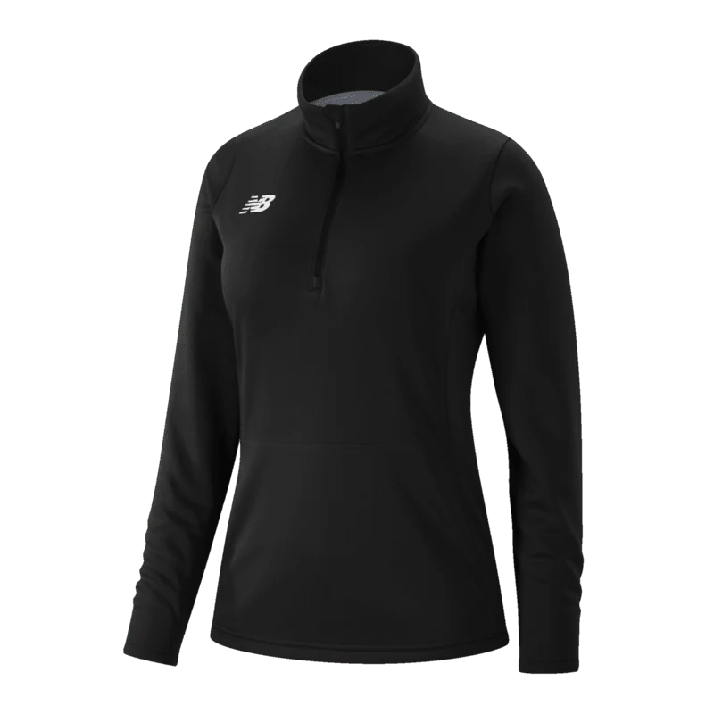 New Balance Women's Thermal Half-Zip Pullover Black