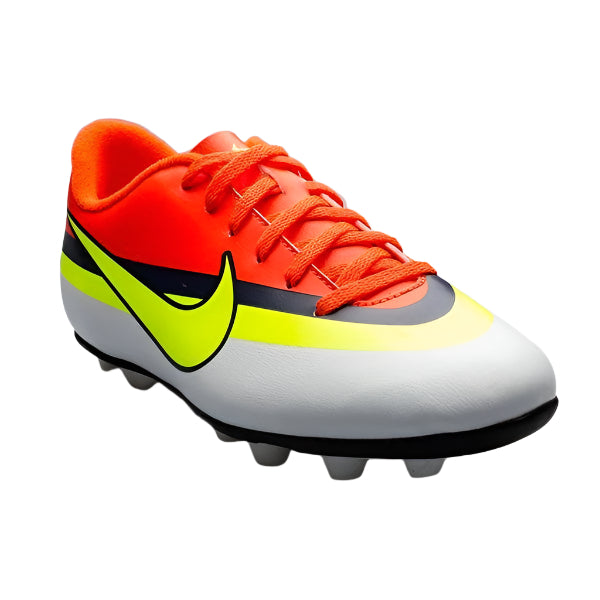 Nike Kid's JR Mercurial Vortex CR7 FG White/Crimson/Volt