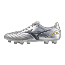Mizuno Morelia Neo IV Pro FG Terreno firme Plata/Oro
