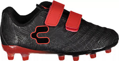 Charly Kid's Hotcross 2.0 FG/AG Footboll Boots Black/Red
