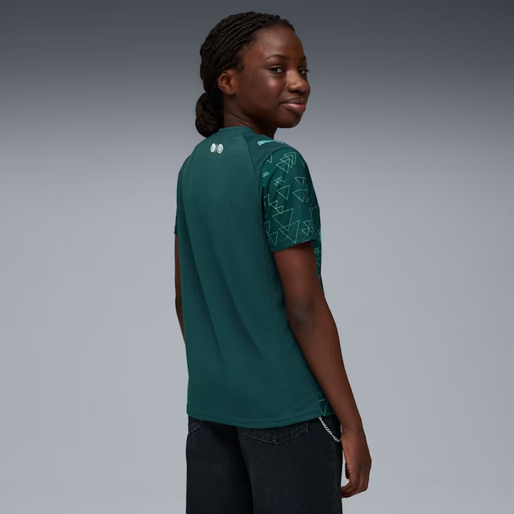 PUMA Manchester City 4th Youth Soccer Jersey 26- Green Terrain