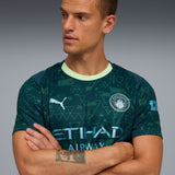 PUMA Manchester City 4th Men's Soccer Jersey 26 - Green Terrain