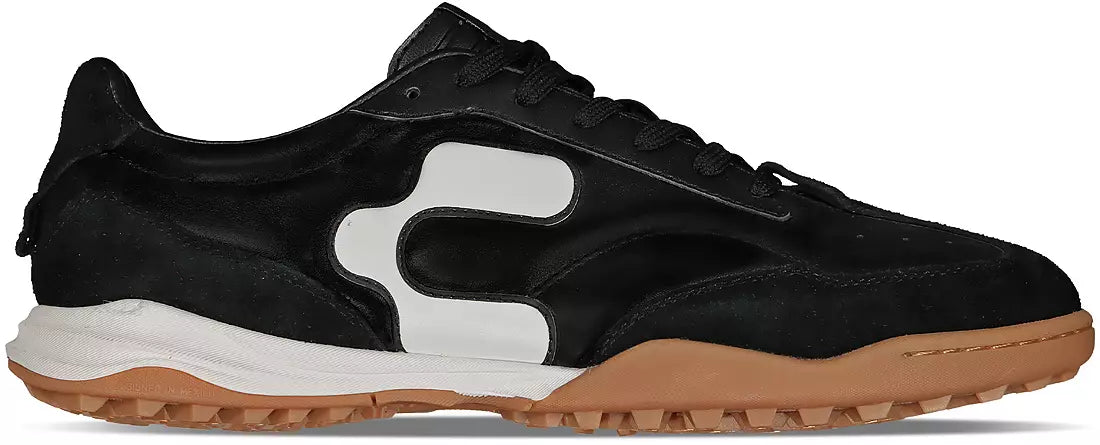 Charly Campista PU Turf Men's Soccer Cleats - Black/White