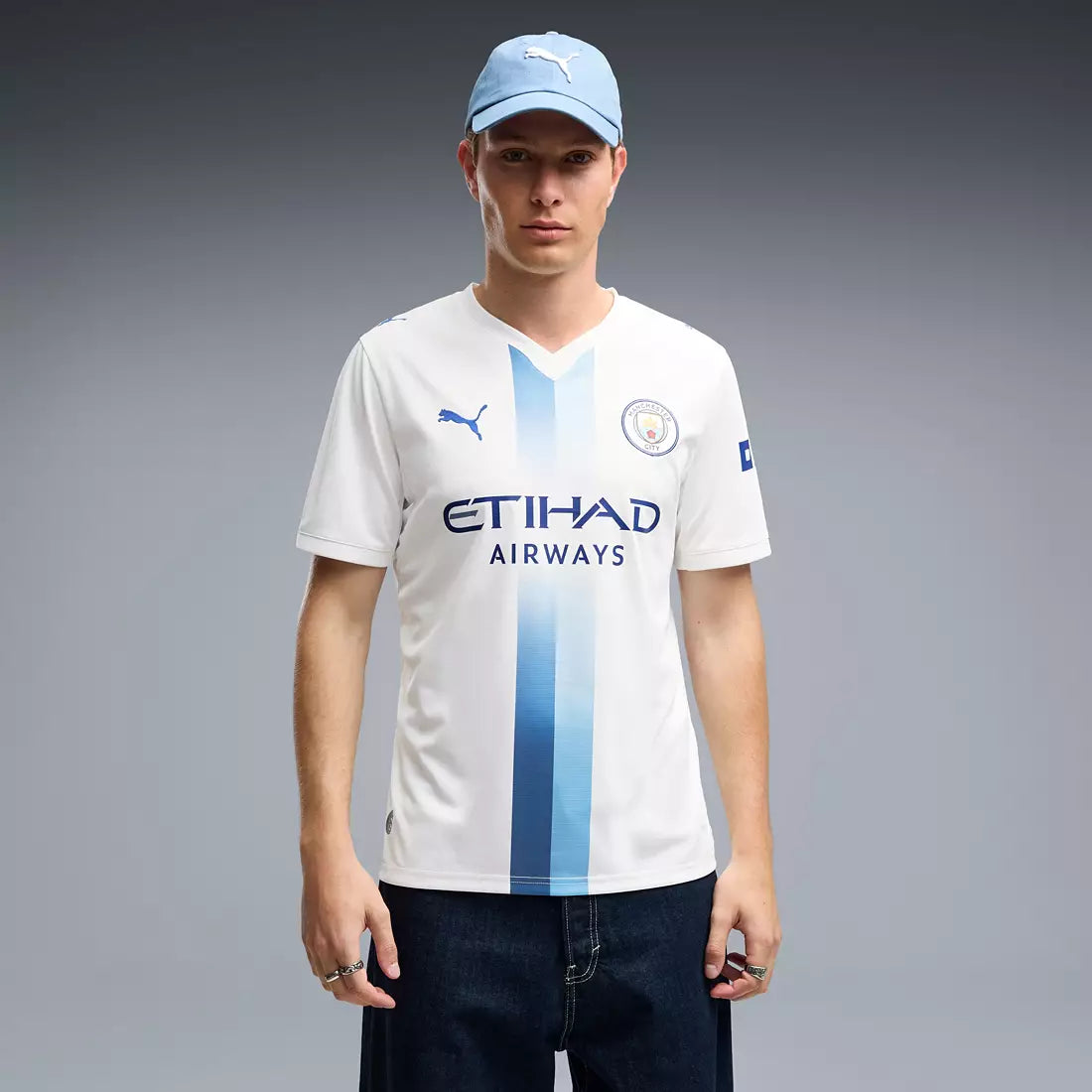 PUMA Manchester City Third Men's Soccer Jersey 2026 - White/Blue