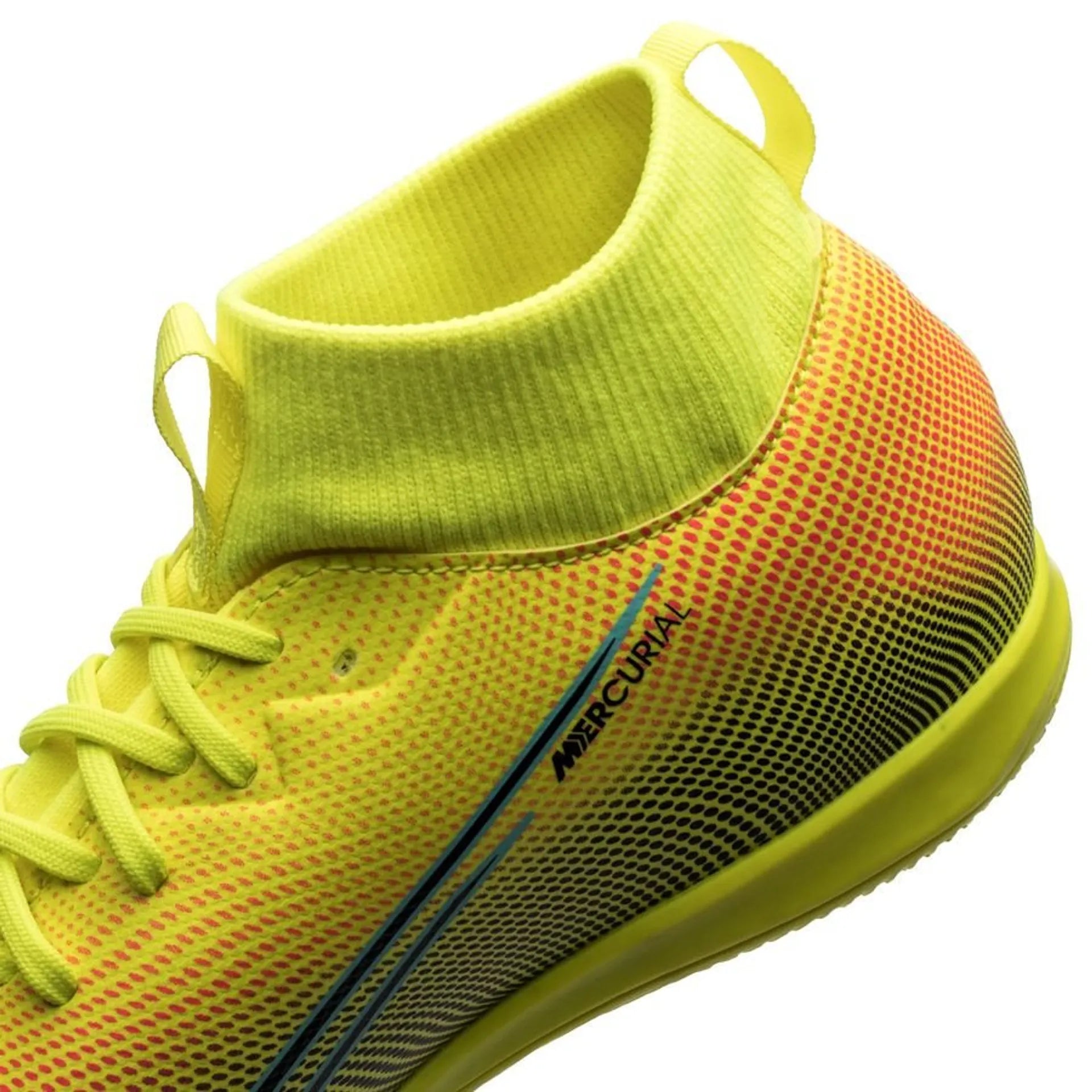 Nike JR Superfly 7 Academy IC Indoor Soccer Shoes - Lemon Venom/Black/Aurora Green