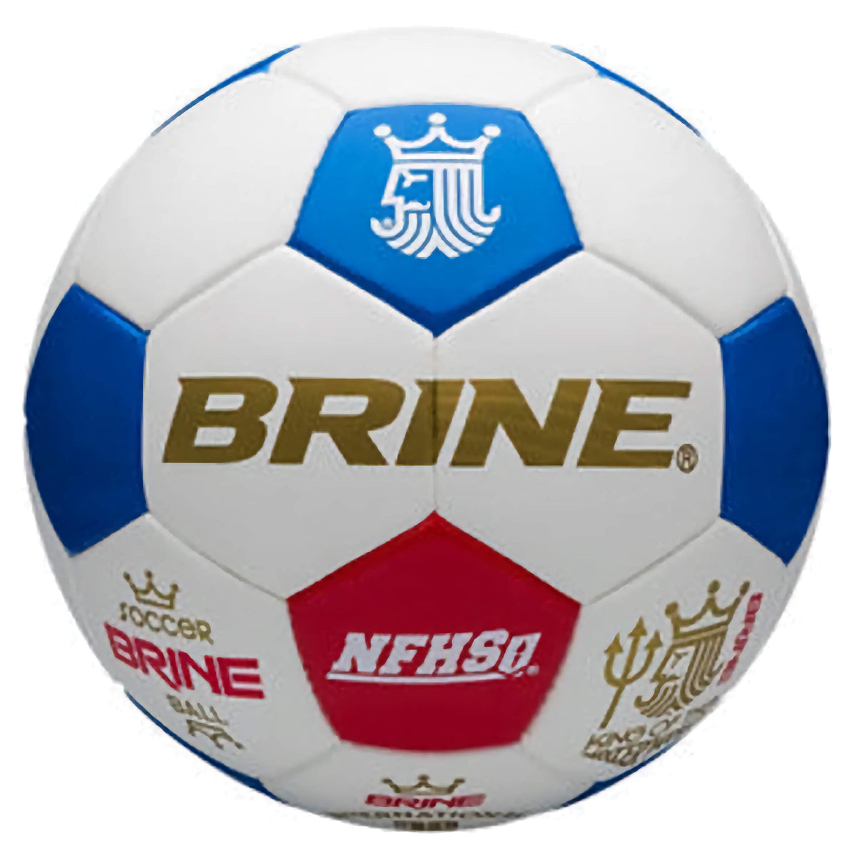 Brine International NFHS Soccer Ball Scarlet/Royal