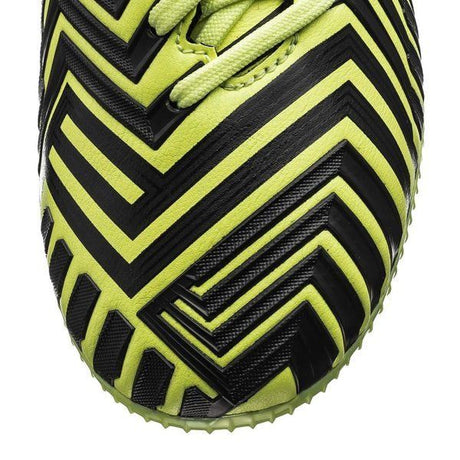 Tacos de fútbol para terreno firme Predator Absolado Instinct FG de adidas para niños - amarillo flash claro/blanco/gris